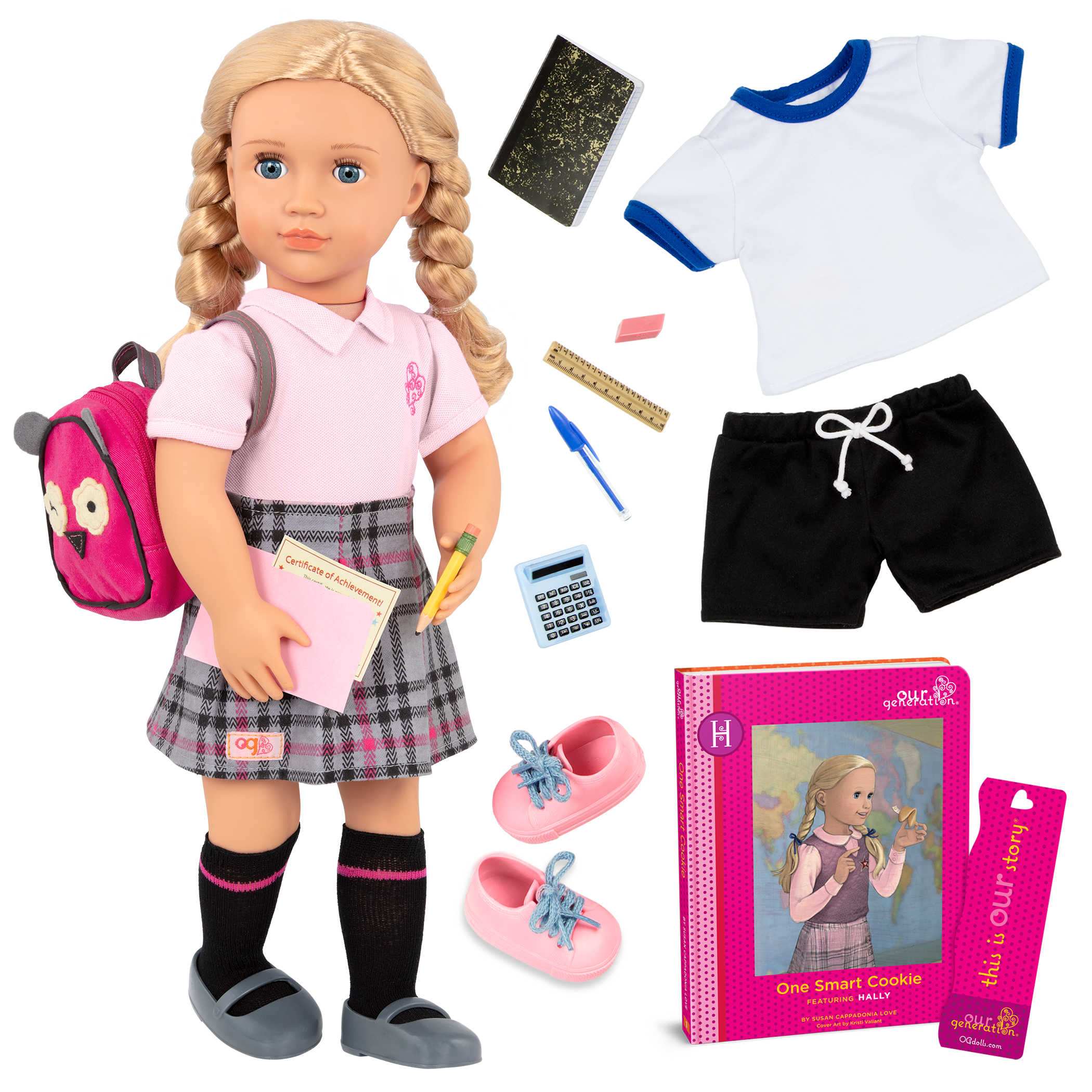 18-inch Deluxe School Doll Hally