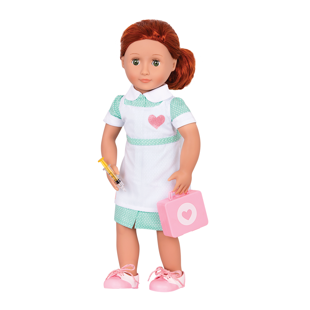 Healing Hearts Retro Infermiera Outfit per bambole da 46 cm; ; Costume da infermiera retrò di Healing Hearts per bambole da 46 cm.
