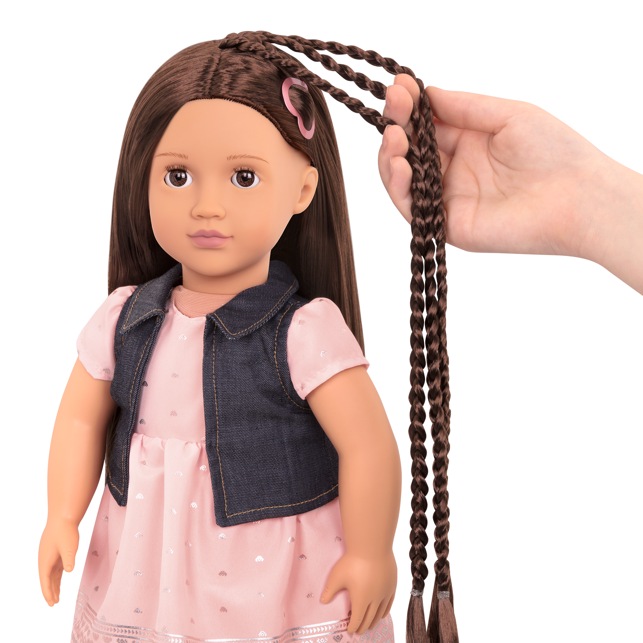 Bambola da 46 centimetri con Capelli Lunghi e Style Guide