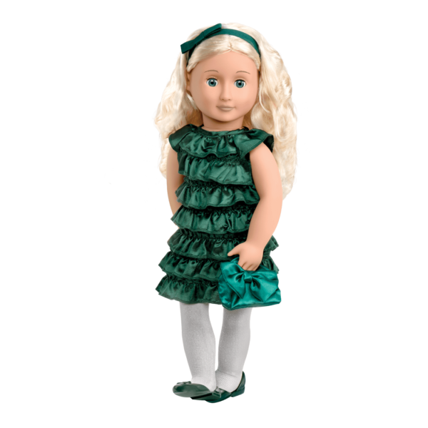 Audrey Ann Deluxe bambola da 46 cm con libro di fiabe