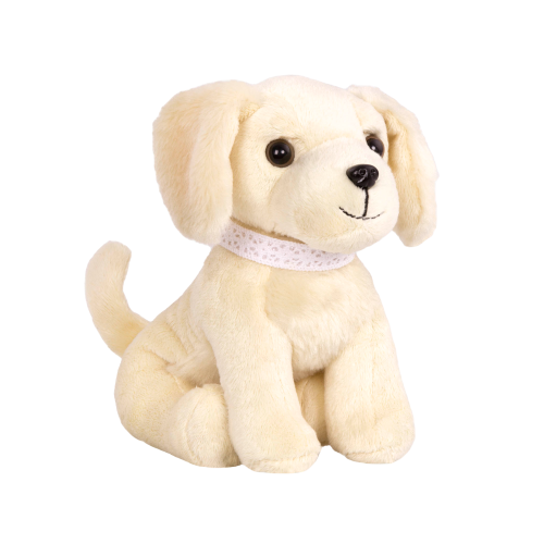 6-inch Posable Golden Retriever Pup for 18-inch Dolls 