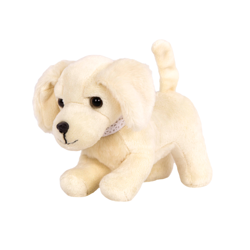 6-inch Posable Golden Retriever Pup for 18-inch Dolls 