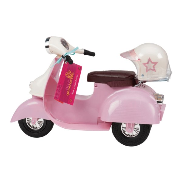 Ride in Style pink and ivory 