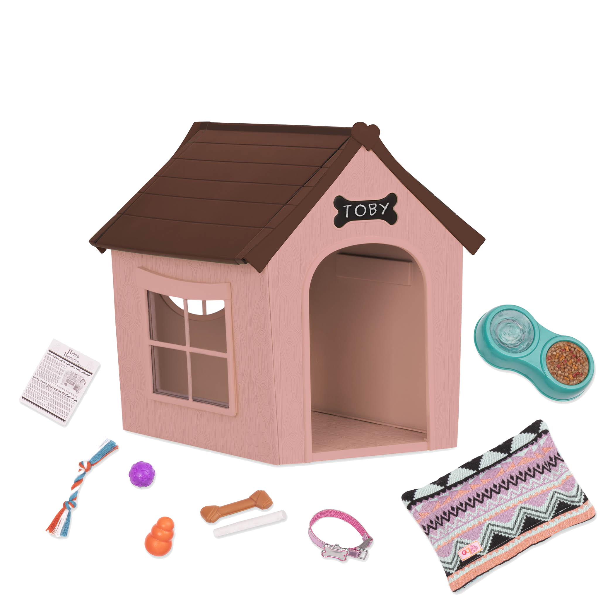 OG Puppy House - Set di accessori per cuccia per bambole; OG Puppy House - Set di accessori per cuccia per bambole; OG Puppy House - Set di accessori per cuccia per bambole OG Puppy House - Set di accessori per cuccia per bambole.