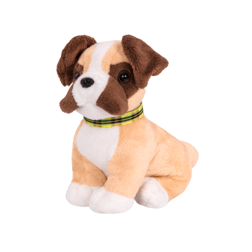 6-inch Posable Boxer Pup for 18-inch Dolls 