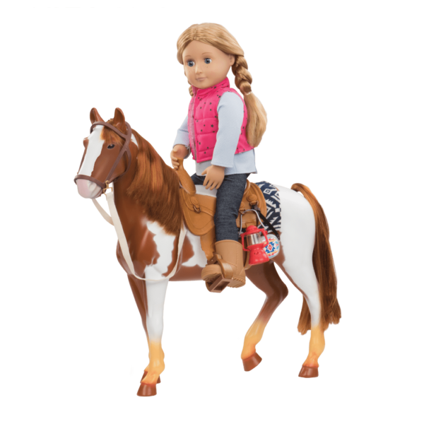 20-inch Pinto Horse for 18-inch Dolls 