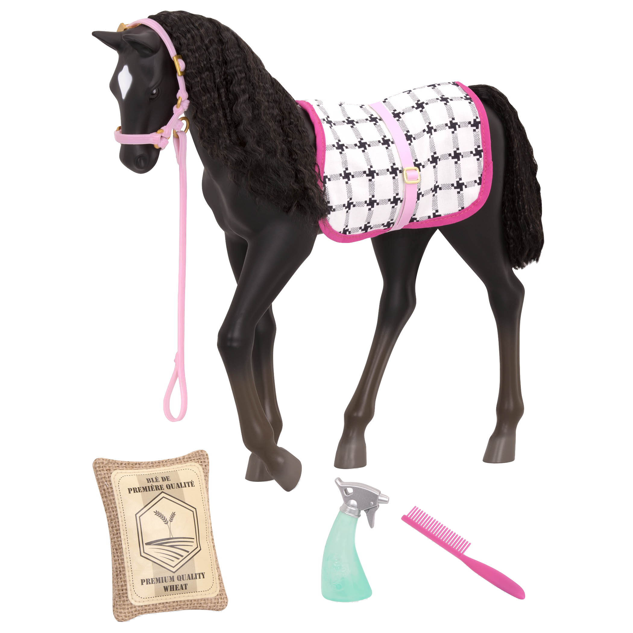 Black Velvet Foal 12-inch Toy Horse