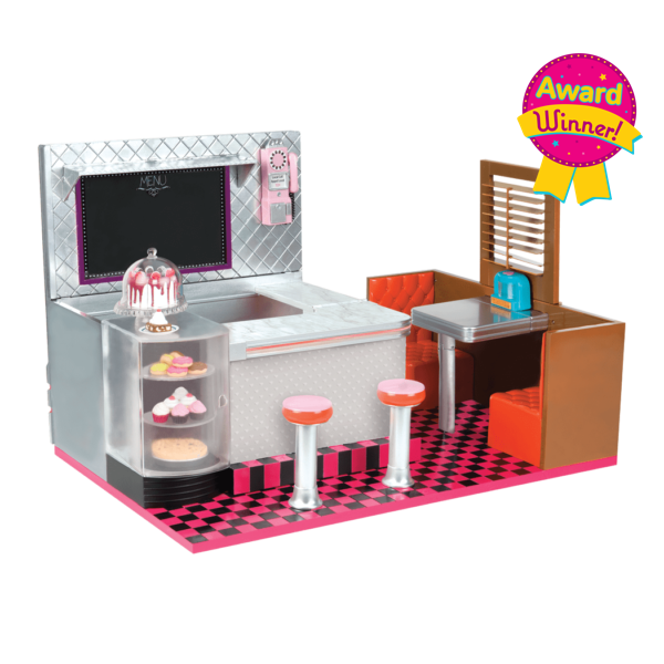 Bite to Eat Retro Diner for 18-inch Dolls