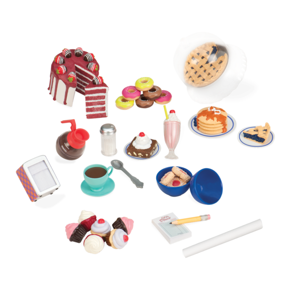 Bite to Eat Retro Diner for 18-inch Dolls